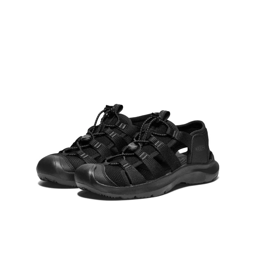 Instant Step Toe box space Women's Seanik H2 Sandal  |  Black/Magnet