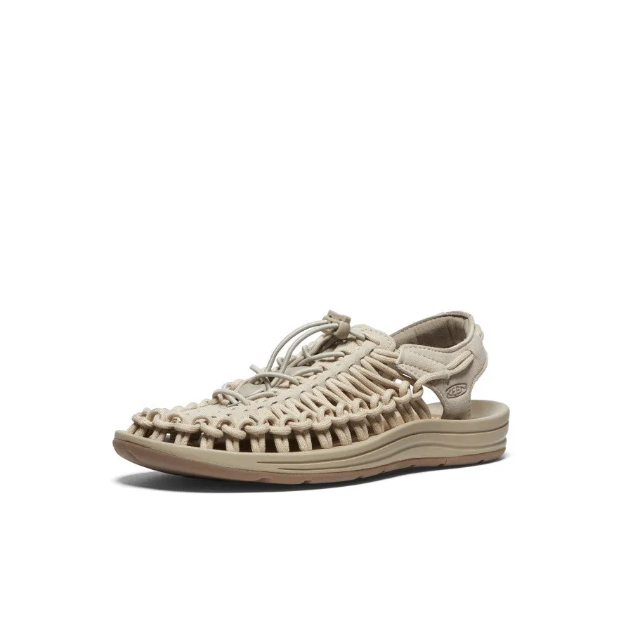 Cushioned Footwear Elastic Strap Women's UNEEK Sneaker  |  Safari/Safari