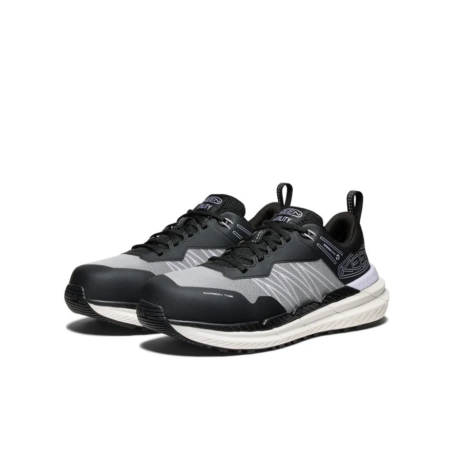 Cozy Feel Women's Speedworks Work Sneaker (Carbon Toe)  |  Thistle/Black