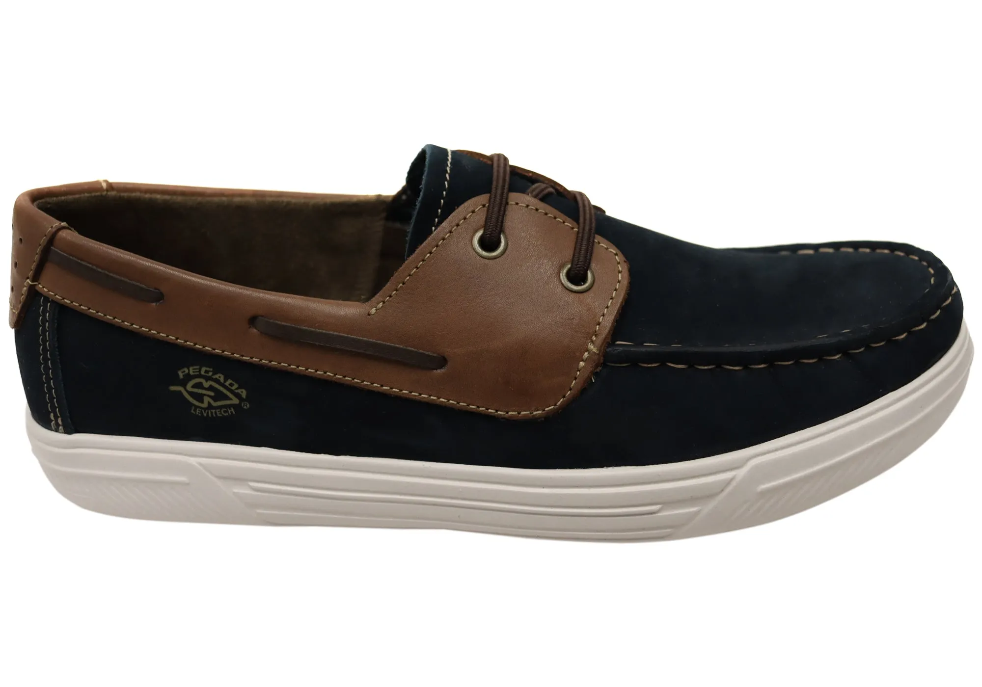 Neutral palette Pegada Wright Mens Comfortable Leather Casual Shoes Made In Brazil