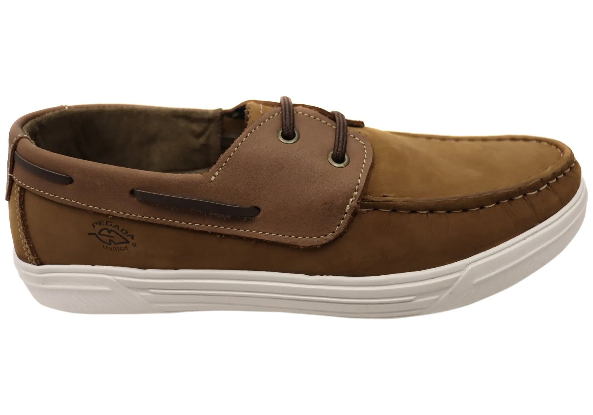 Pegada Wright Mens Comfortable Leather Casual Shoes Made In Brazil Skip Hike