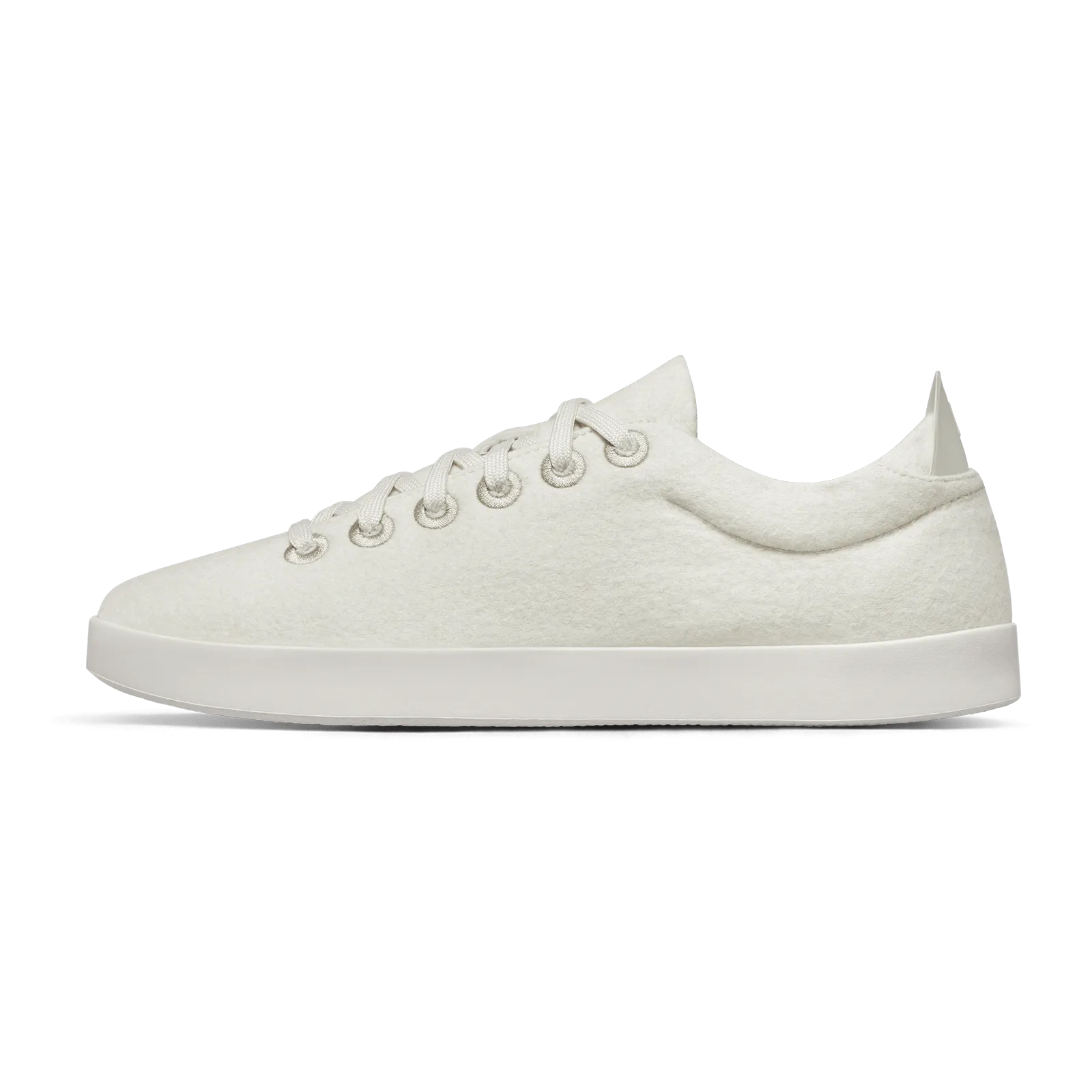 Classic Cut Cushioned Tongue Women's Wool Piper - Natural White (White Sole)