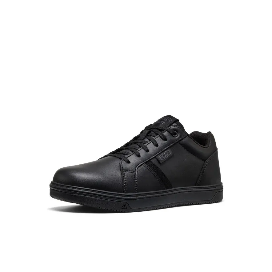 Street Smart Comfort Lining Men's Kenton WTX Work Shoe (Soft Toe)  |  Black/Black
