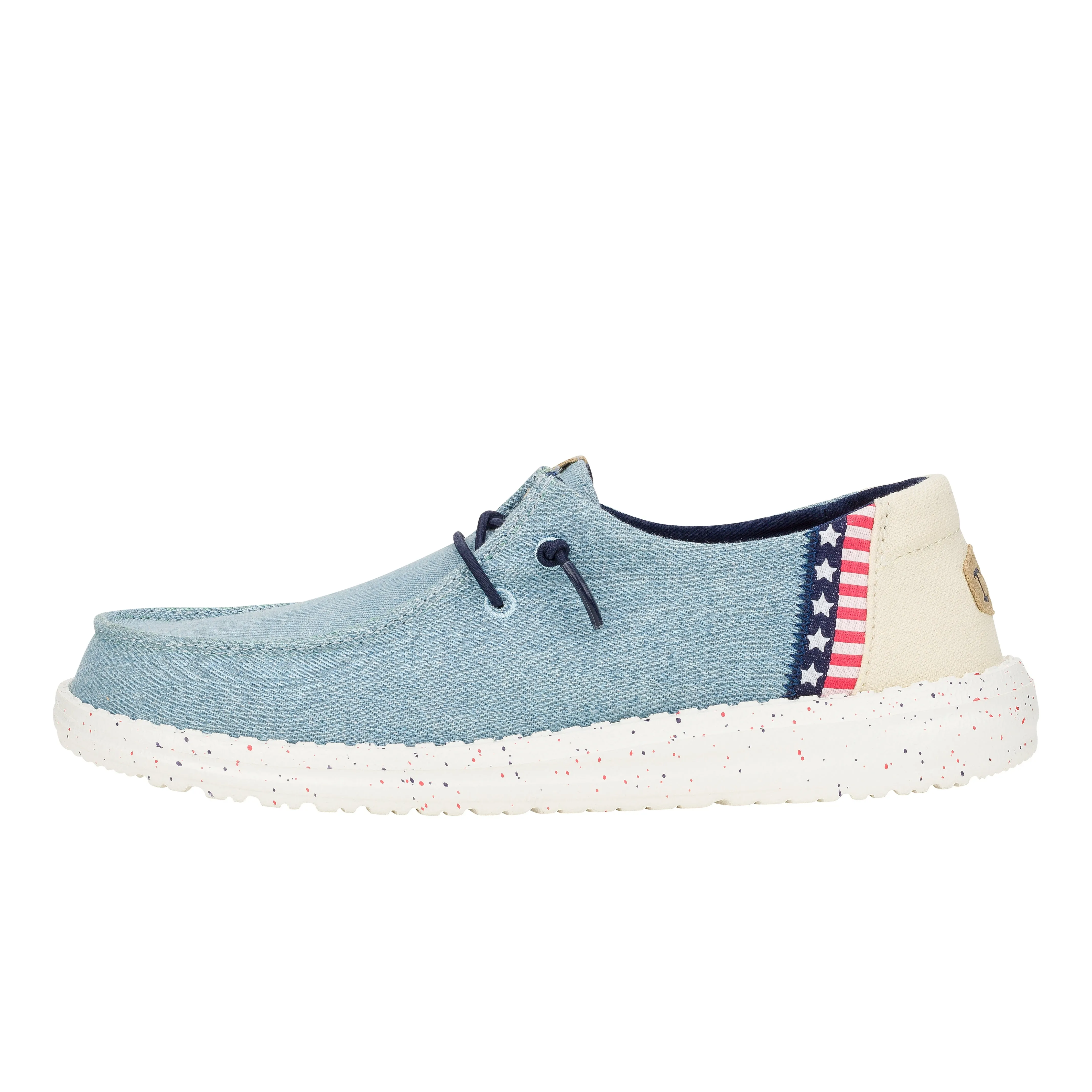Everywhere Fit Wendy Americana Splatter - Light Denim