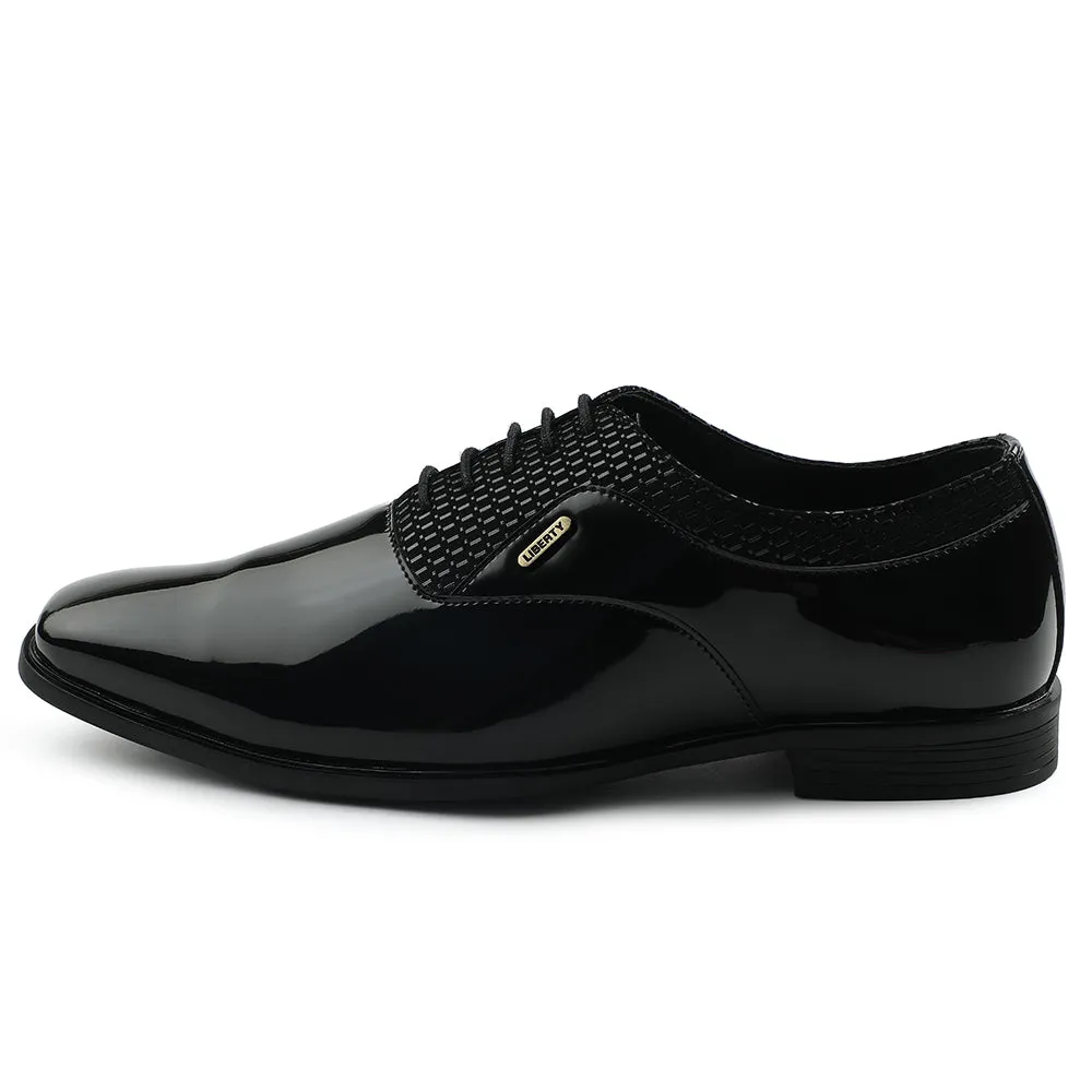Classic Fit Guest Ready Fortune Black Formal Lacing Oxford Shoes For Mens A998-07 By Liberty