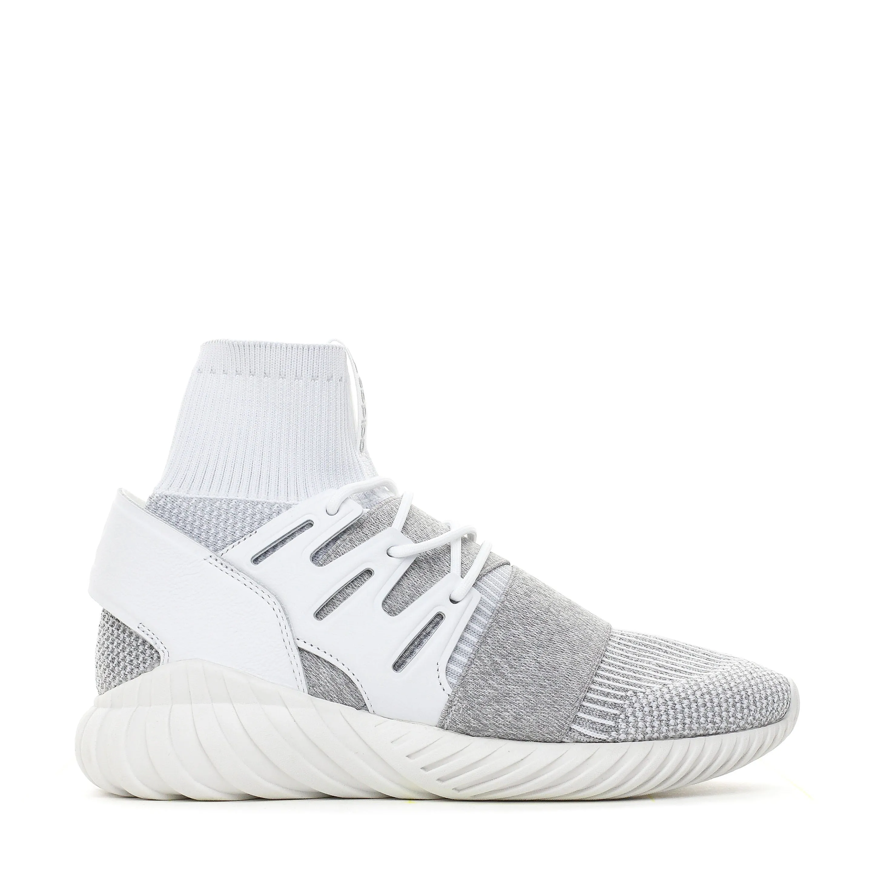 Adidas Originals Tubular Doom PK Primeknit White Grey BY3553 Earth Mood Breathable Beach Walk