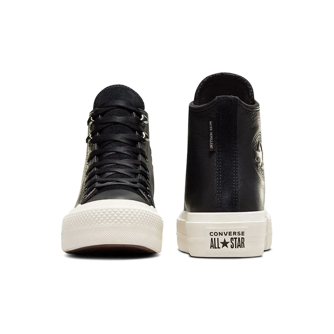 Firm Ground Converse - Women's Chuck Taylor All Star Lift Platform Leather High Top Shoes (A08312C)