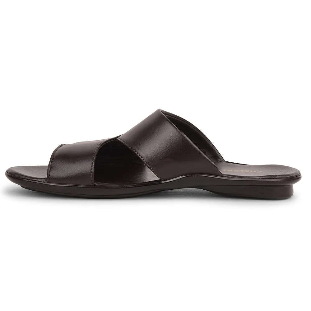 Edge Core Runway Style Coolers Brown Casual Slipper For Men WAKAFIT-1E By Liberty