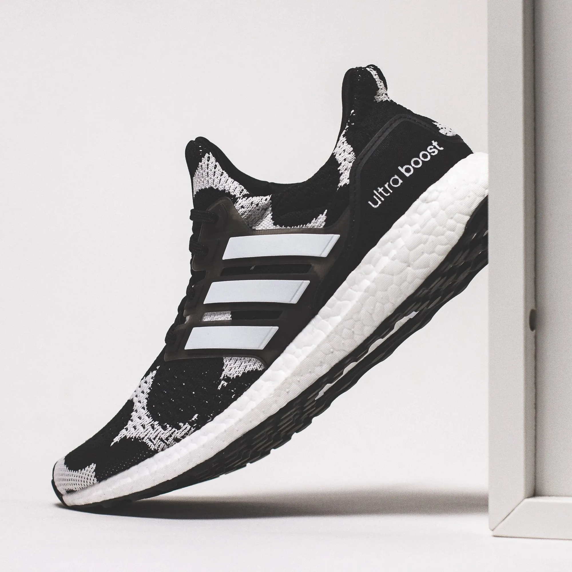 All Weather Everyday Users Sun Glow Adidas Running Women x Marimekko Ultraboost DNA Black White GZ8686