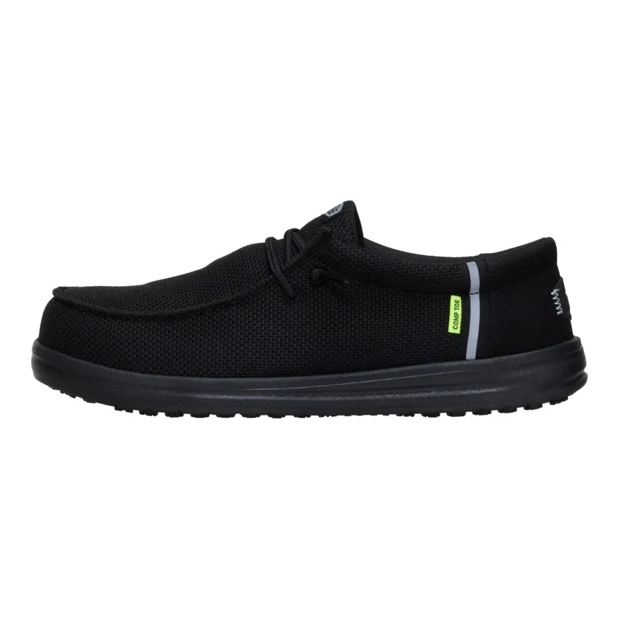 City Edge Cosmic Glow Wally Work Comp Toe - Black/Black