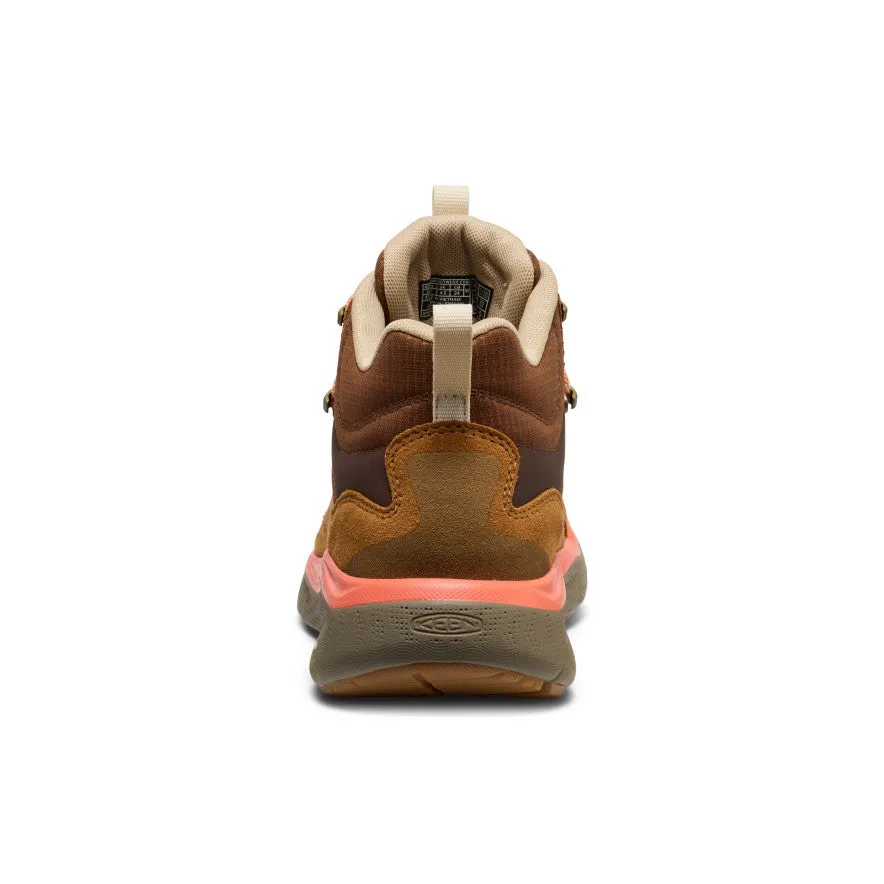 Women's Leiki Waterproof Leather Hiking Boot  |  Chipmunk/Bison Quick Travel Fit