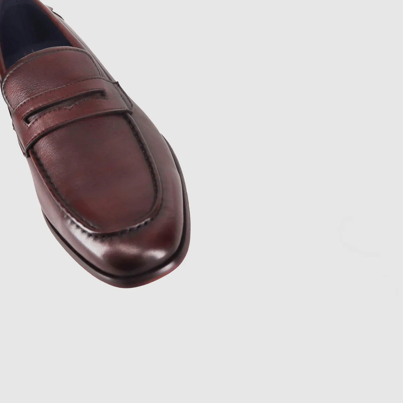 Randy Dress Shoes Brown Chisel Shape Slim Tip