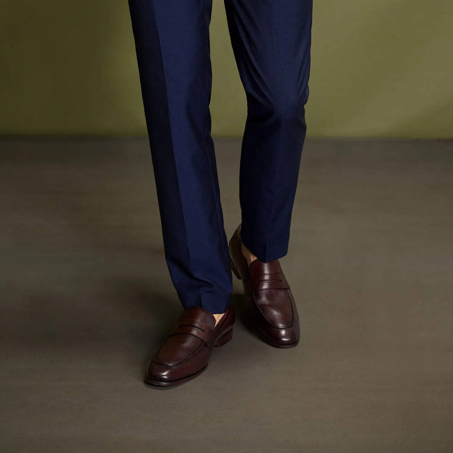 Hand Finish Randy Dress Shoes Brown