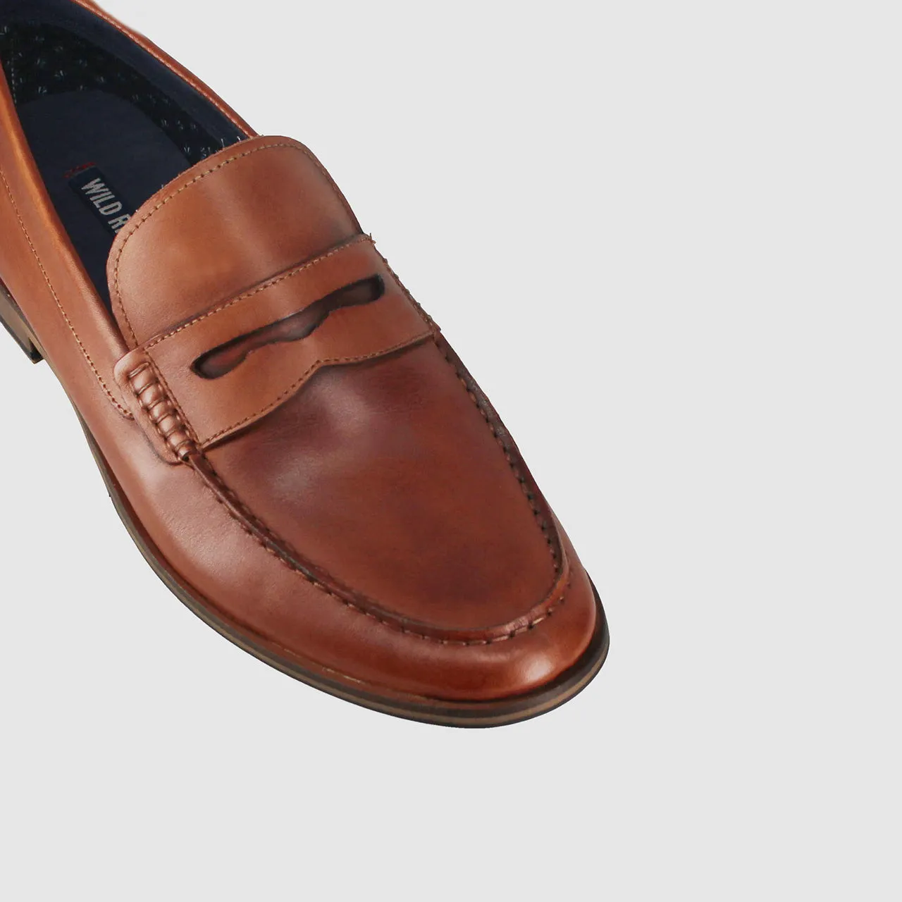 Comfort Strap Chic Fit Borough Dress Shoes Tan